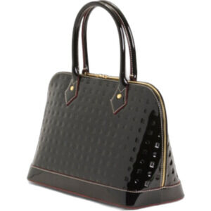 Arcadia Made In Italy Patent Leather Bugatti 
Satchel in Black